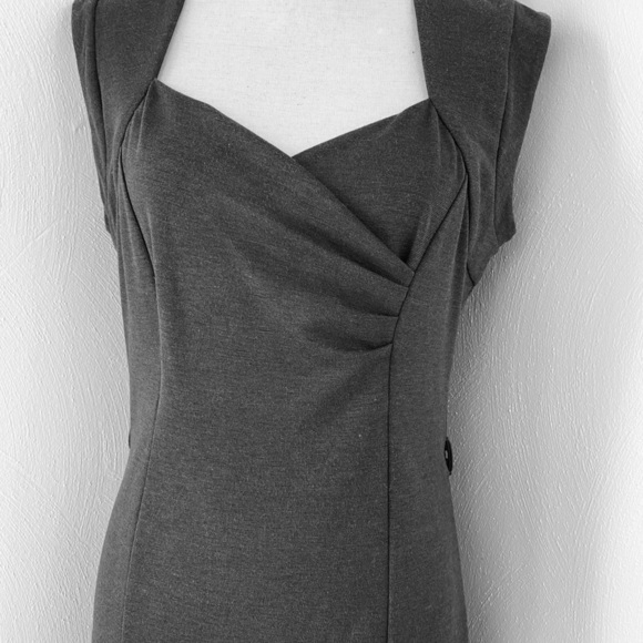 Forever 21 Sleeveless Dark Gray Dress. Sz L. - Picture 6 of 10
